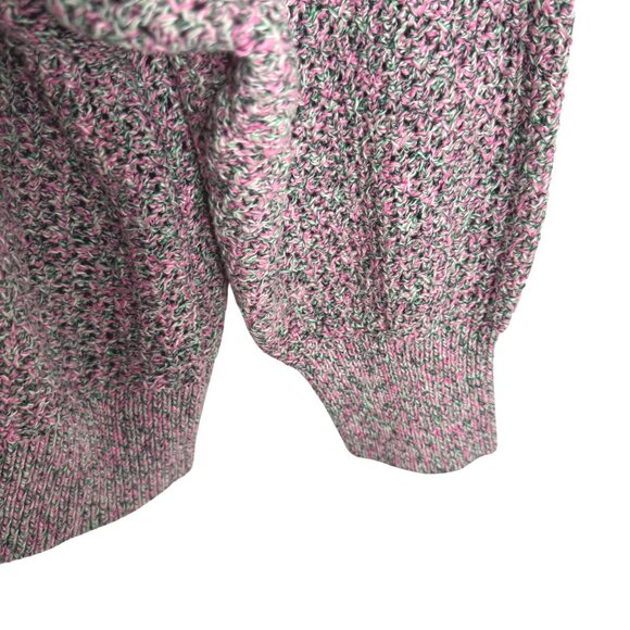 J. Jill Crochet Knit Cardigan Sweater 4X Cotton V-Neck Slouchy NWOT CJ-2156 - Picture 7 of 12